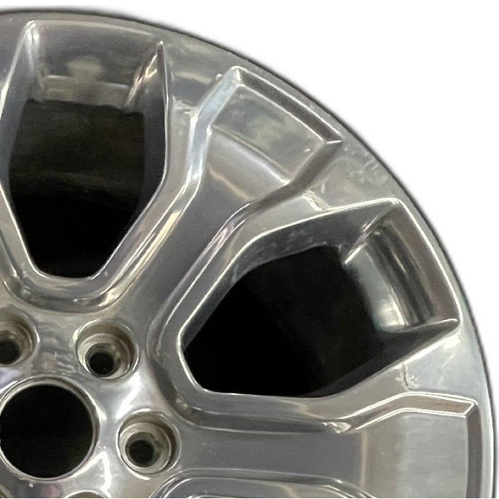20" FORD F150 PICKUP 21-23 20x8.5 6 spoke polished Original OEM Wheel Rim - Side Profile