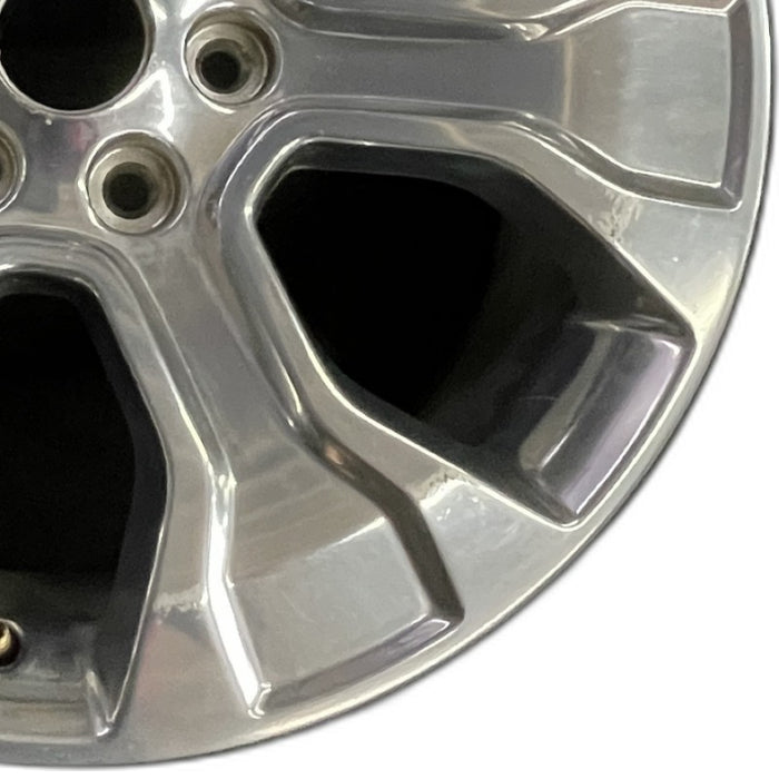 20" FORD F150 PICKUP 21-23 20x8.5 6 spoke polished Original OEM Wheel Rim - Close-Up Detail