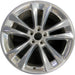 20" EXPLORER 18-19 20x8.5, , 10 spoke, polished Original OEM Wheel Rim - Front View