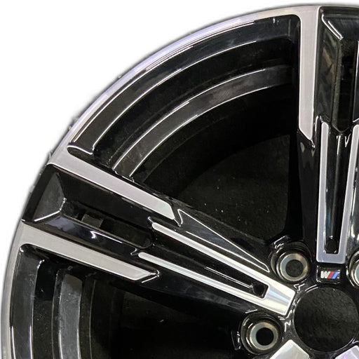 18" BMW 230i 22-24 18x7.5, , double spoke Original OEM Wheel Rim - Angle View