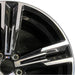 18" BMW 230i 22-24 18x7.5, , double spoke Original OEM Wheel Rim - Side Profile