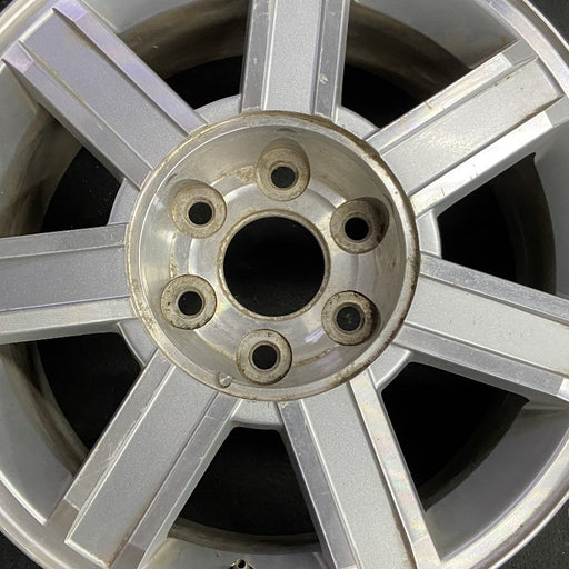 18" ESCALADE 07-09 18x8 7 spoke machined finish opt PW2 Original OEM Wheel Rim - Angle View