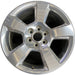 20" SIERRA 1500 PICKUP 19 classic , 20x9, 5 spoke, exposed lug nuts, polished - Front View