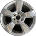 20" SIERRA 1500 PICKUP 19 classic , 20x9, 5 spoke, exposed lug nuts, polished - Front View
