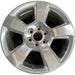 20" SIERRA 1500 PICKUP 19 classic , 20x9, 5 spoke, exposed lug nuts, polished - Front View