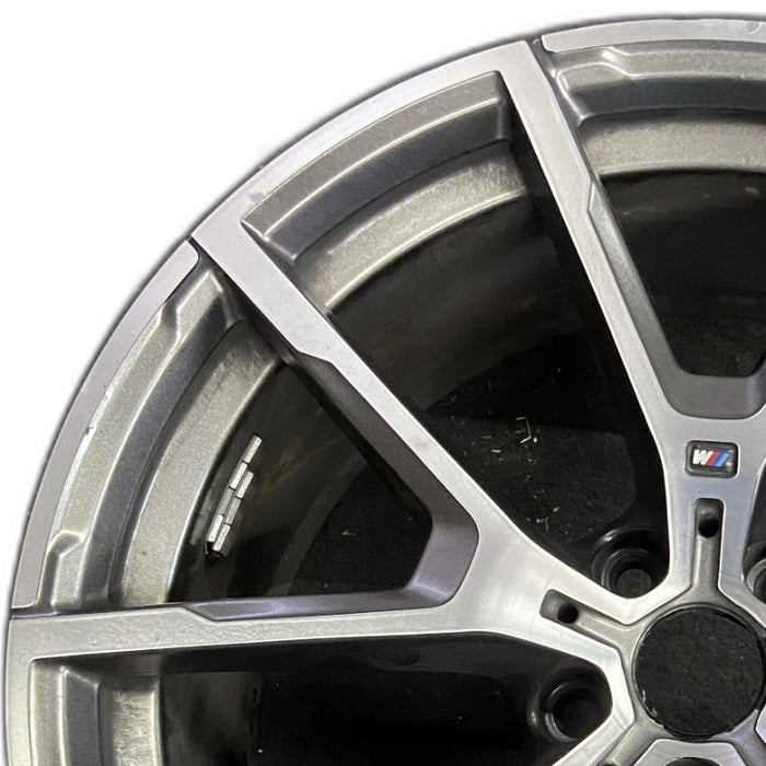 20" BMW 840i 21-22 20x9 5 spoke Y spoke w/o machined face Original OEM Wheel Rim - Angle View