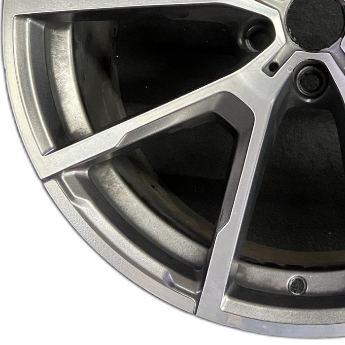 20" BMW 840i 21-22 20x9 5 spoke Y spoke w/o machined face Original OEM Wheel Rim - Back View