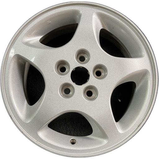 16" STRATUS 01-02 Cpe, 16x6, aluminum Original OEM Wheel Rim - Front View