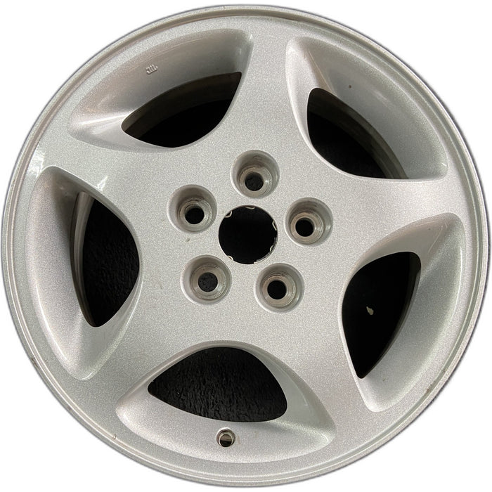 16" STRATUS 01-02 Cpe, 16x6, aluminum Original OEM Wheel Rim - Front View