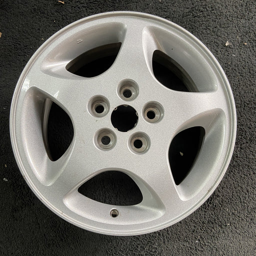 16" STRATUS 01-02 Cpe, 16x6, aluminum Original OEM Wheel Rim - Angle View