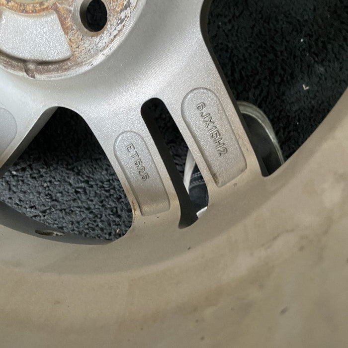 15" FOCUS 00-03 15x6 alloy 10 spoke 5 double sparkle silver Original OEM Wheel Rim