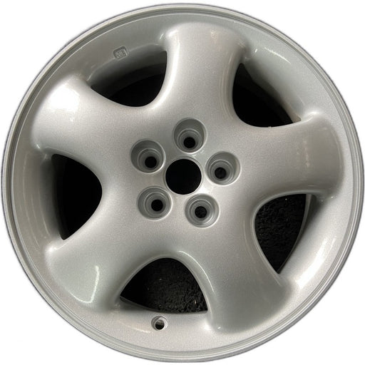 16" PT CRUISER 01 16x6 5 spoke w/o dimples; silver wide spoke Original OEM - Front View