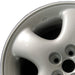 16" PT CRUISER 01 16x6 5 spoke w/o dimples; silver wide spoke Original OEM - Angle View