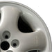 16" PT CRUISER 01 16x6 5 spoke w/o dimples; silver wide spoke Original OEM - Side Profile