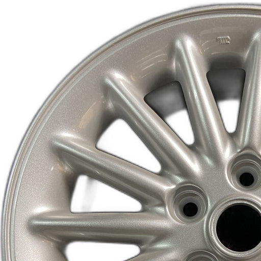 16" 300M 99-01 16x7 silver Original OEM Wheel Rim - Angle View