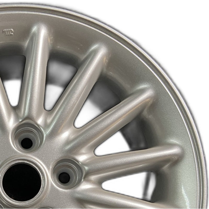 16" 300M 99-01 16x7 silver Original OEM Wheel Rim - Side Profile
