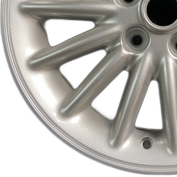 16" 300M 99-01 16x7 silver Original OEM Wheel Rim - Back View