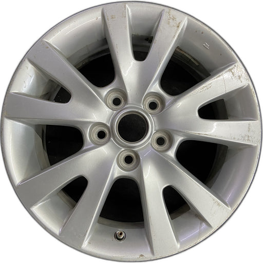 16" MAZDA 3 07-09 16x6.5, alloy, Original OEM Wheel Rim - Front View