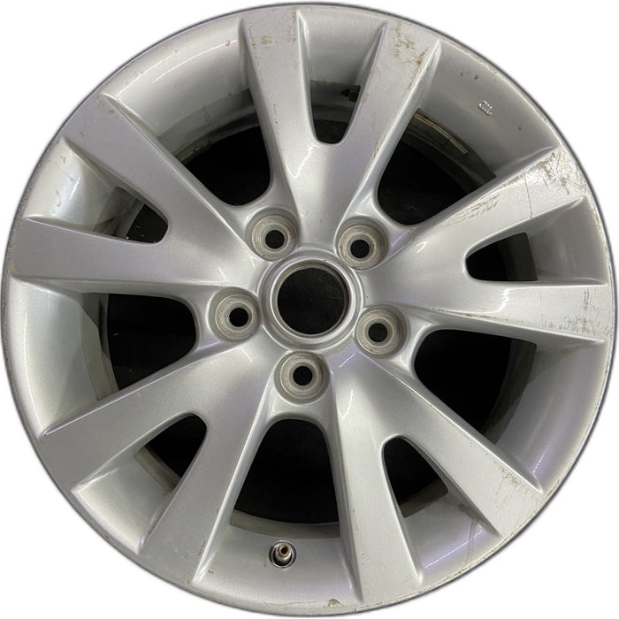 16" MAZDA 3 07-09 16x6.5, alloy, Original OEM Wheel Rim - Front View