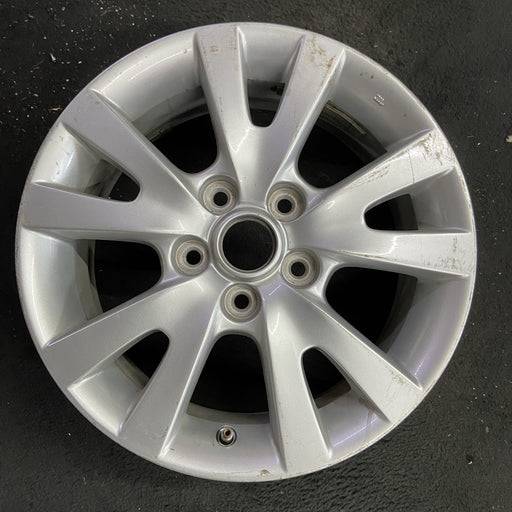 16" MAZDA 3 07-09 16x6.5, alloy, Original OEM Wheel Rim - Angle View