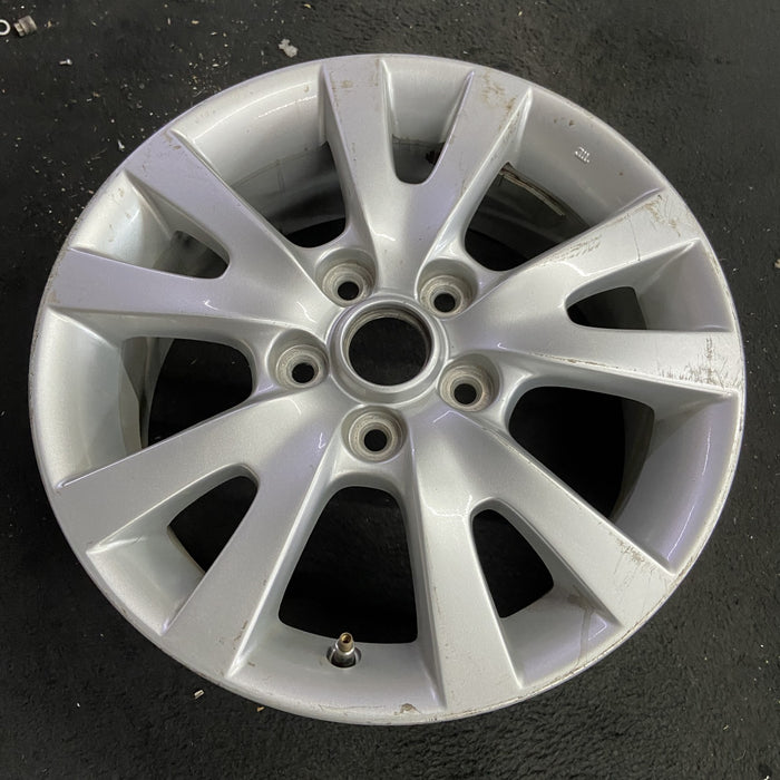 16" MAZDA 3 07-09 16x6.5, alloy, Original OEM Wheel Rim - Side Profile