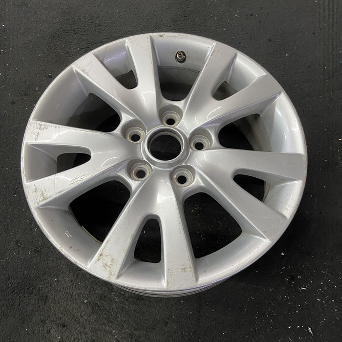16" MAZDA 3 07-09 16x6.5, alloy, Original OEM Wheel Rim - Close-Up Detail