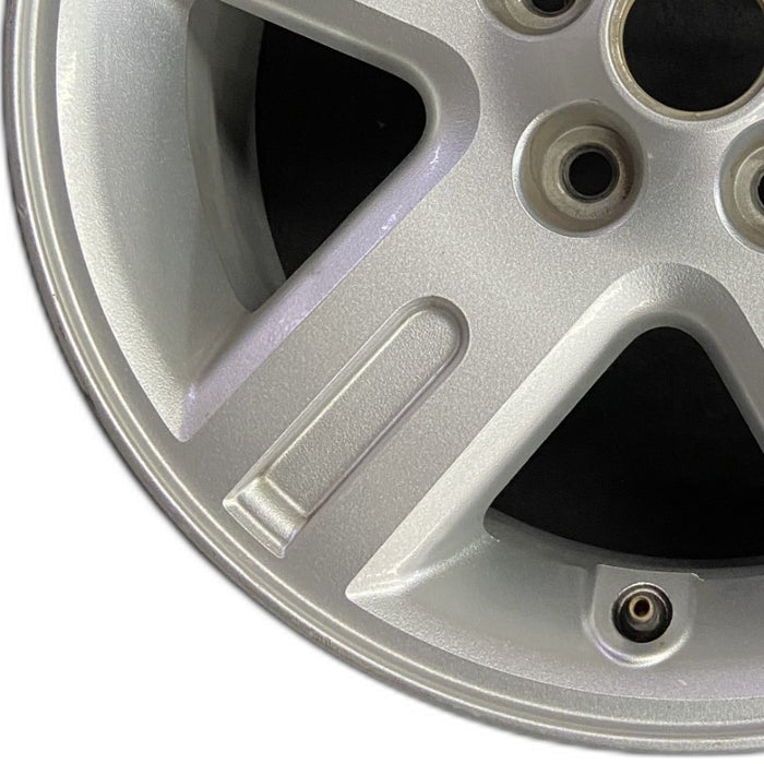 16" ESCAPE 05-08 VIN H 8th digit Hybrid 16x7 aluminum 5 spoke exposed lugs grooved spoke Original OEM Wheel Rim