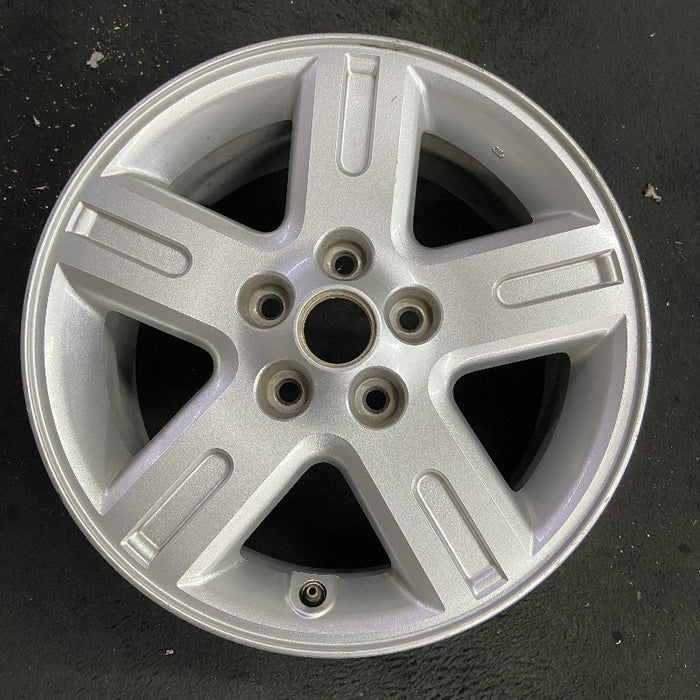 16" ESCAPE 05-08 VIN H 8th digit Hybrid 16x7 aluminum 5 spoke exposed lugs grooved spoke Original OEM Wheel Rim