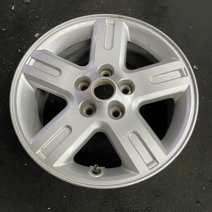 16" ESCAPE 05-08 VIN H 8th digit Hybrid 16x7 aluminum 5 spoke exposed lugs grooved spoke Original OEM Wheel Rim