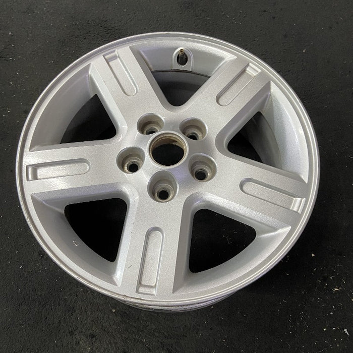 16" ESCAPE 05-08 VIN H 8th digit Hybrid 16x7 aluminum 5 spoke exposed lugs grooved spoke Original OEM Wheel Rim