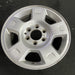 17" FORD F150 PICKUP 04 , 17x7.5, aluminum , indented spoke ends Original OEM - Side Profile