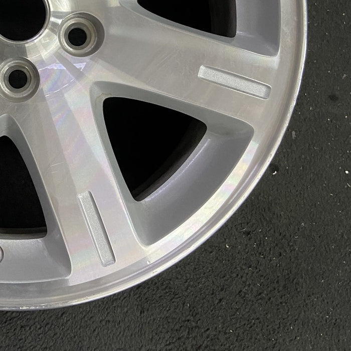 17" 300 05-06 17x7 aluminum 7 spoke exposed lugs machine Original OEM Wheel Rim