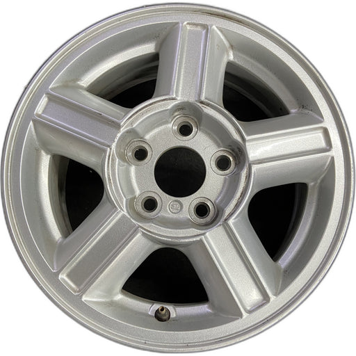15" ESCAPE 01-04 15x6.5, , aluminum, grooved spokes Original OEM Wheel Rim - Front View