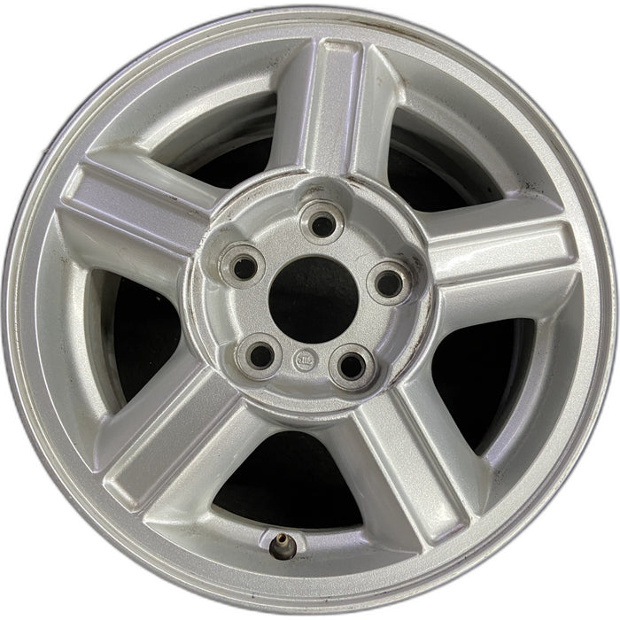 15" ESCAPE 01-04 15x6.5, , aluminum, grooved spokes Original OEM Wheel Rim - Front View