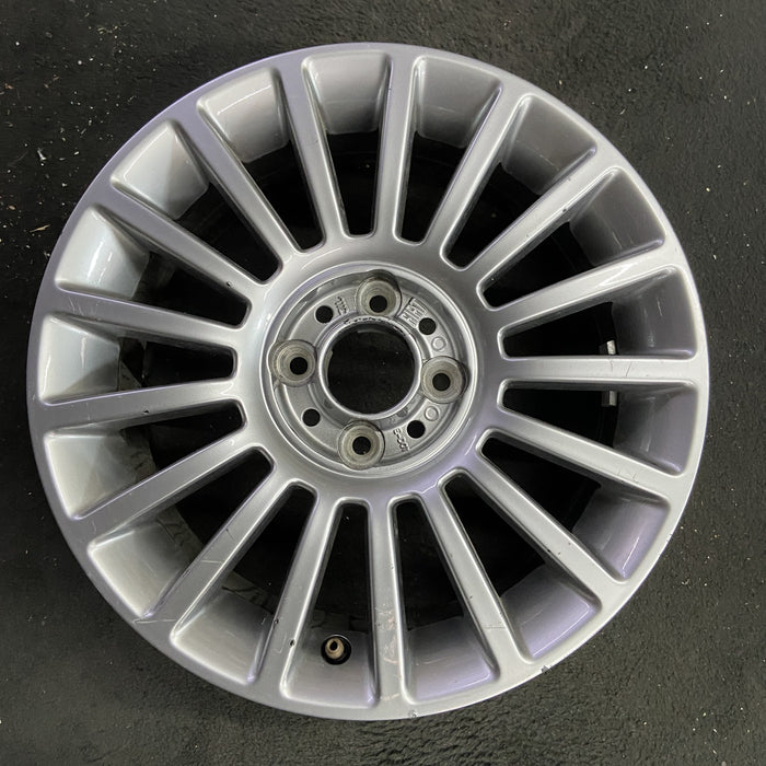 15" FIAT 500 12-13 , 15x6, alloy, 17 spoke Original OEM Wheel Rim - Angle View