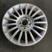 15" FIAT 500 12-13 , 15x6, alloy, 17 spoke Original OEM Wheel Rim - Side Profile