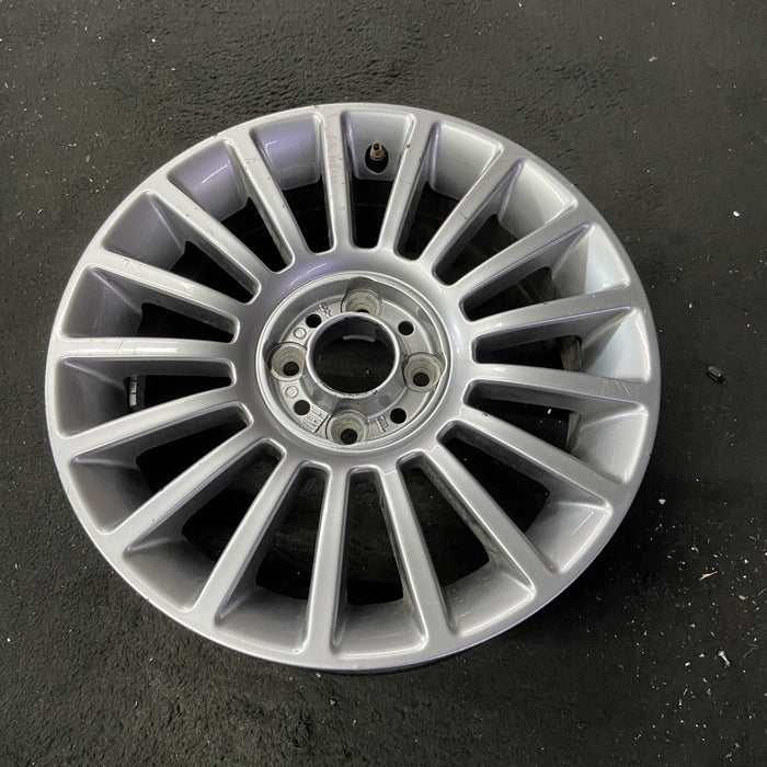15" FIAT 500 12-13 , 15x6, alloy, 17 spoke Original OEM Wheel Rim - Close-Up Detail