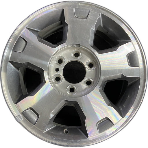 18" FORD F150 PICKUP 09-10 18x7.5, aluminum, 5 spoke, Original OEM Wheel Rim - Front View
