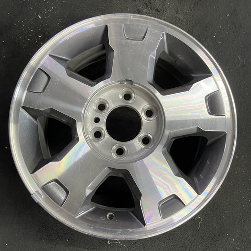 18" FORD F150 PICKUP 09-10 18x7.5, aluminum, 5 spoke, Original OEM Wheel Rim - Angle View
