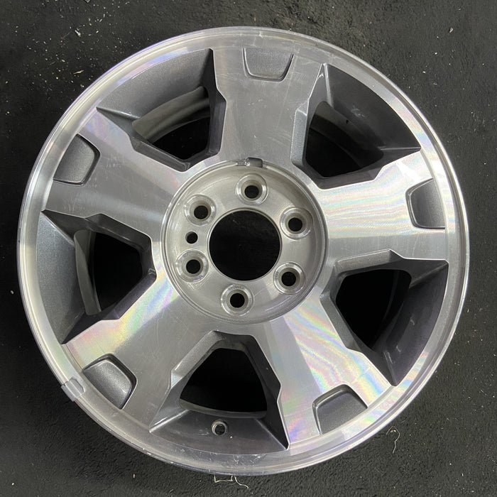 18" FORD F150 PICKUP 09-10 18x7.5, aluminum, 5 spoke, Original OEM Wheel Rim - Angle View