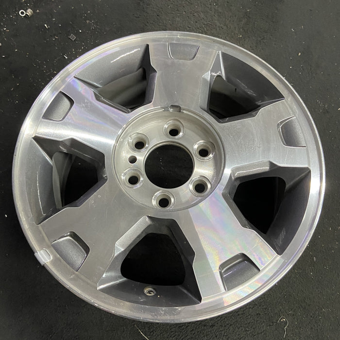 18" FORD F150 PICKUP 09-10 18x7.5, aluminum, 5 spoke, Original OEM Wheel Rim - Side Profile
