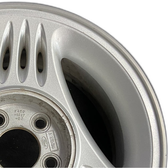 15" MUSTANG 94-95 15x7 w/o exposed lug nuts; w/center cap notch Original OEM - Side Profile