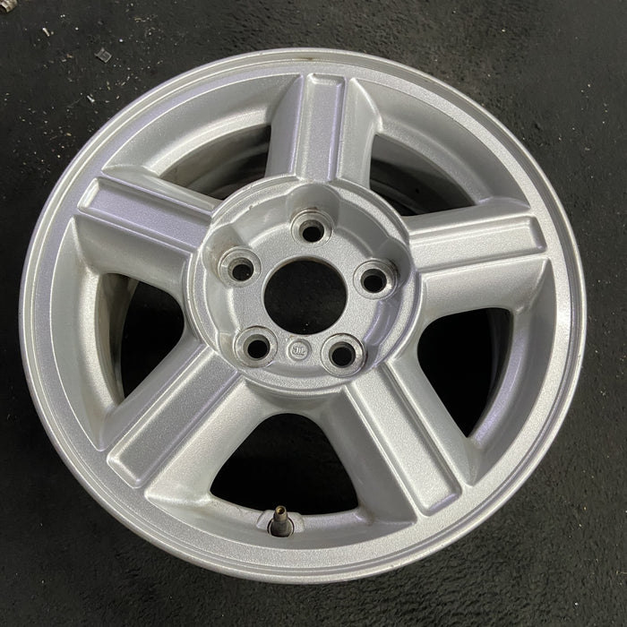 15" ESCAPE 01-04 15x6.5, , aluminum, grooved spokes Original OEM Wheel Rim - Side Profile