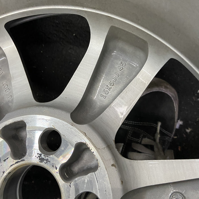 15" PRIUS 04-06 15x6 Original OEM Wheel Rim - Back View