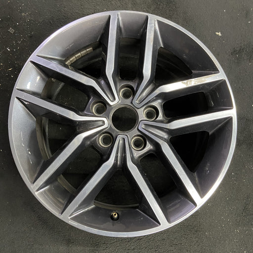 18" GRAND CHEROKEE 17 18x8, aluminum, w/o 75th Anniversary package; polished - Angle View