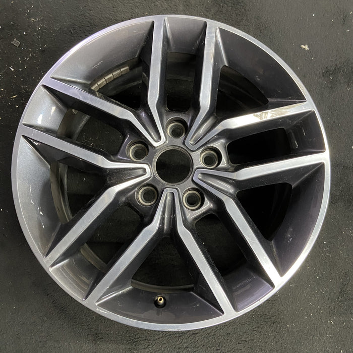 18" GRAND CHEROKEE 17 18x8, aluminum, w/o 75th Anniversary package; polished - Angle View