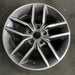 18" GRAND CHEROKEE 17 18x8, aluminum, w/o 75th Anniversary package; polished - Angle View