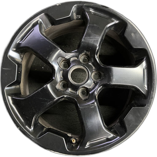 17" FORESTER 22-24 17x7, alloy, 5 spoke Original OEM Wheel Rim - Front View