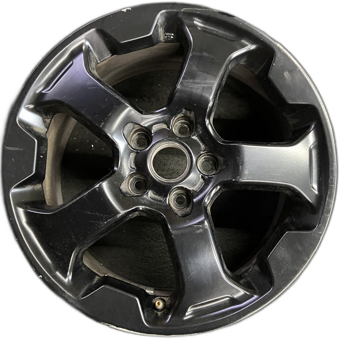 17" FORESTER 22-24 17x7, alloy, 5 spoke Original OEM Wheel Rim - Front View