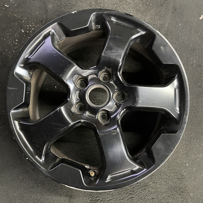 17" FORESTER 22-24 17x7, alloy, 5 spoke Original OEM Wheel Rim - Angle View